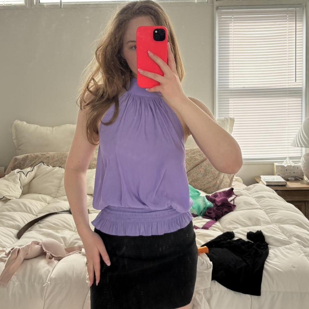 Ramy brook Purple halter top